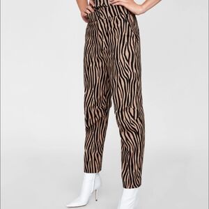 Zara Animal Print Pants